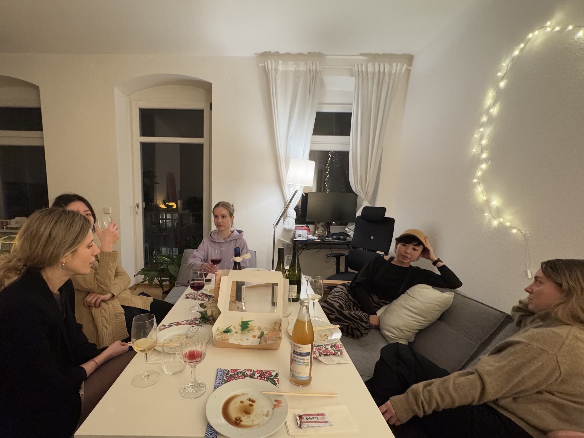 One of my last goodbye dinners with my friends