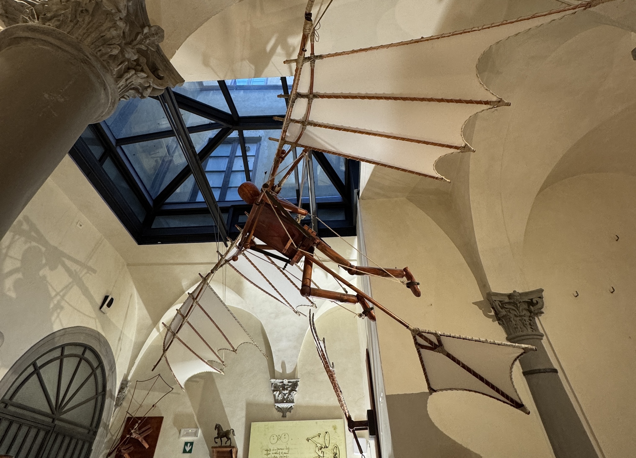 Beautiful wings, though no one ever flew on them