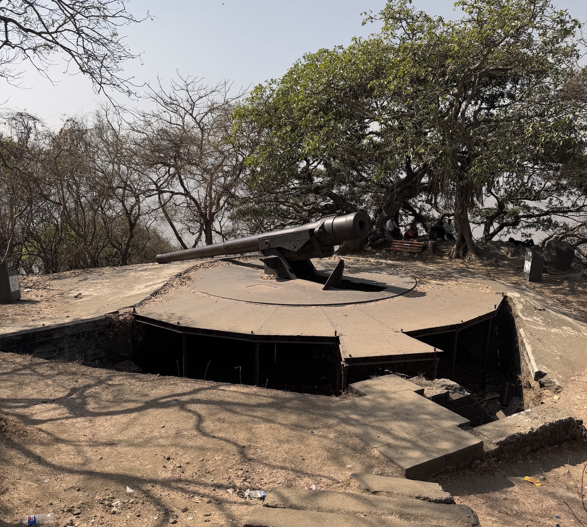 One of the two cannons which you can find
